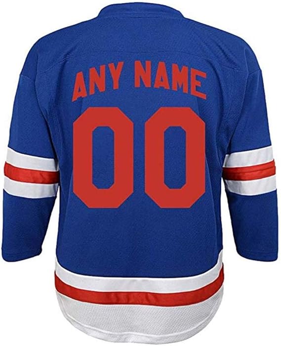 Custom New York Rangers Youth Hockey Jersey Imprinted