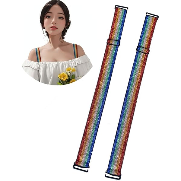 Bretelles De Soutien-gorge Décoratives Moly Story - Motif Floral Amovible Et Réglable