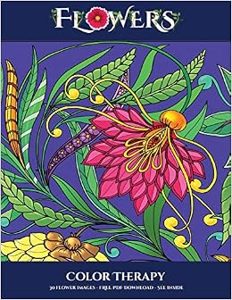 56 Flower Coloring Pages Already Colored Pictures