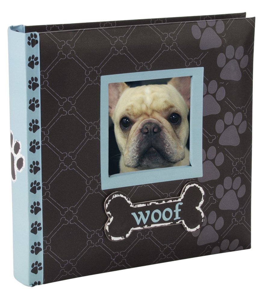 Malden International Designs Woof Photo Album, 80-4x6, Blue