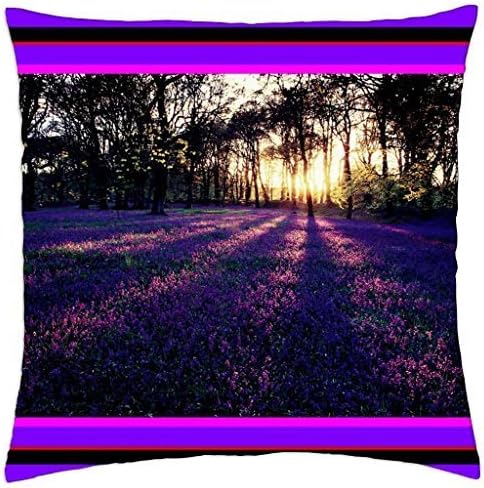 Lavendar Field By RJ - Throw Pillow Cover Case (18