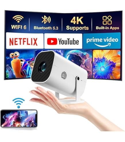 Amazon.com: Emotn N1 Smart Projector, Native 1080P, Portable