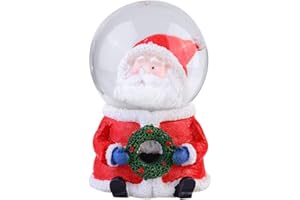 VALICLUD Christmas Snow Globes for Kids Gifts Christmas Santa Claus Snow Globe Water Ball Decoration
