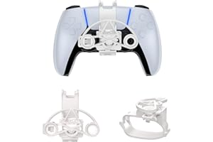 TXW Mini Racing Steering Wheel for PS5 Game Controller,Racing Games Controller Steering Wheel Attachment Accessory for Playstation 5 (White)