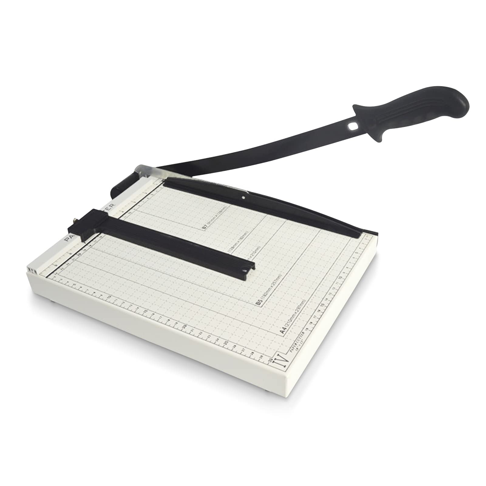 plplaaoo Paper Cutter,12'' Cut Length Guillotine Paper Cutter A4,Heavy Duty Paper Trimmer,Professional Manual Paper Guillotine Trimmer for Office Home School Scrapbooking, Crafts & Photo
