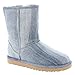 UGG Womens Classic Short Washed Denim Boot