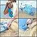 Sandless Beach / Picnic Blanket + Bonus – Large (7’ × 9’) – Compact & Lightweight – Quick-Drying & Durable Nylon – Perfectly Anchored with 4 Stakes & 6 Fillable Pockets – Best Mat for the Whole Crew