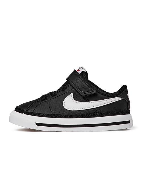 Nike Unisex Kids Court Legacy, Black/White/Gum Light Brown, 6C