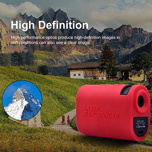 NORM 600m Laser Rangefinder Range Finder Telescope Handheld Distance Meter Speed Measuring Tape Mini Golf Hunting Outdoor