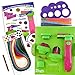 QUILL ON- Super Quiller and Buddies,Pink- Motorized Multi-Function Quilling Tool- Craft Kit for Experts-for Boys and Girls Above 8 Years to Coil, Crimp Or Make Beads from Paper- Fun Creative kit
