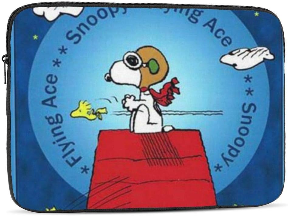 Laptop Sleeve Case- Multi Size Flying Ace Snoopy Notebook Computer Protective Bag Tablet Briefcase Carrying Bag,12 Inch