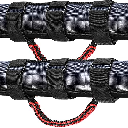 Roll Bar Paracord Grab Handles For Jeep Wrangler YJ TJ JK 4XE JL JLU 2007-2023 E