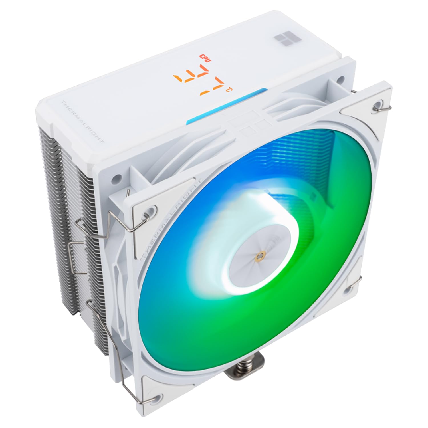 Photo 1 of Thermalright Assassin X 120R Digital ARGB White CPU Cooler Air with 4X6mm HeatPipes, Digital Screen Top Cover,PWM Fan Heatsink CPU Cooler,151mm High, for AM5 and Intel lga1700/1851/1150/1151/1200