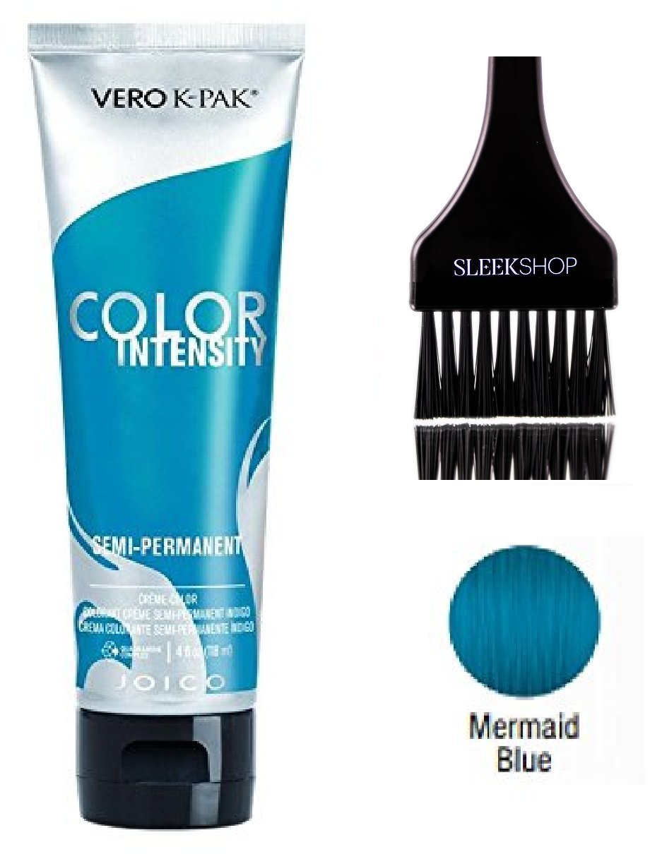 Joico Color Intensity SemiPermanent Creme Hair Color (with Free Sleek TintBrush) (Mermaid Blue
