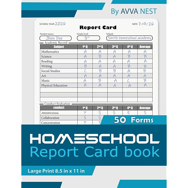 Homeschool Attendance and Grades Tracker: Homeschool Book for Parents and  Teachers: Blossoms, Winter: 9798415985791: Amazon.com: Books