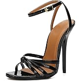 MAIERNISI JESSI Unisex Men's Women's Strappy Heels For Women Stilletos Heels High Heeled Pump Sandals