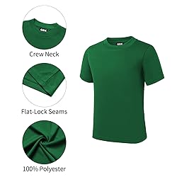 QBK 4T to Youth Neon Shirt Kids UPF 50+ Dry Fit