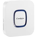 Coolqiya Wireless Doorbell with 2 Remote Button and 3