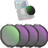 NEEWER Filter Set Compatible with Insta360 Ace Pro 2 US Version Only | For Octagonal Lens Shape, ND8/16/32/PL, Snap On, Neutral Density Polarizer Filter, Action Camera Accessories, FL-C78