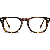 FancyFlower Square Reading Glasses for Women&Men - Acetate Tortoise - Tuscan Readers Chic & Modern Design FF-5748
