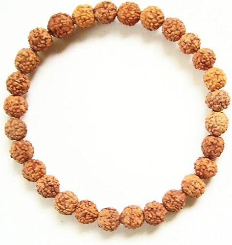 Amazon 菩提樹の実 ルドラークシャ ブレスレット ヨガ 瞑想 スピリチュアル 7ミリ 21 ブレスレット 通販