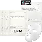EIOM Trouble Patch Mask – Acne Face Mask & Full-Face Hydrocolloid Acne Mask for Acne-Prone Skin, Skin-Balancing Reset Care with Tea Tree Biome, Korean Face Mask (20ml x 4), Valentine’s Gift