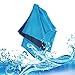 VANCLE Evaporative Snap Cooling Towels for Sports and Fitness in Hot Environment, Blue