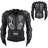 WEWAYSTEP Motorcycle Protective Jacket Full Body Armor, Chest Spine Protection Dirt Bike Gear for Men Motocross MTB Racing