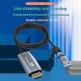 Graootoly 4K HDMI to Type-C USB 1080P Video Capture Card Game Live Stream Phone view 4