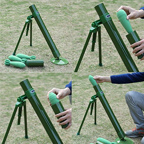 QZY Worker Tactics Mortar,60mm Caliber Foam Soft Bullet Launcher for Nerf CS Battle - Thumbnail 2