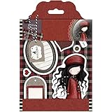 DOCrafts Santoro Gorjuss Tweed Rubber Stamps-Winter's Night