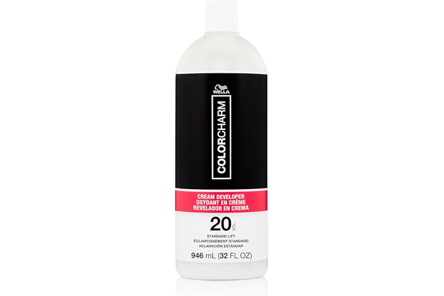 COLORCHARM Cream Hair Color Developers | For Activating Color, Highlighting, Gray Coverage, Blending, and Rich Multi-Dimensional End Results | Vegan | Various Sizes