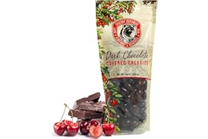 Cherry Republic Chocolate Cherries - Authentic & Fresh Chocolate Covered Cherries Straight from Michigan - Dark Chocolate, 14 Ounces