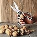 Kitchen Shears, Ultra Sharp Premium Heavy Duty Shears for Kitchen with Stainless Steel Blade and Multi Purpose Scissors for Chicken, Poultry, Fish, Meat, Vegetables, Herbs and BBQ by MAUYAR