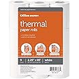 Office Depot Thermal Paper Rolls, 2 1/4in. x 85ft., White, Pack Of 9, 109317