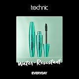 Technic Mega Lash Waterproof Mascara Duo 2 x 12 ml Ultrasonic Black Vegan view 3