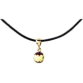 TheNaturalAmber Green Faceted Baltic Amber Pendant in Gold Plated 925 Silver – Genuine Natural Amber Jewelry for Adults Necklace Not Included