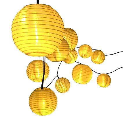 Lantern Solar String Lights Innoo Tech Outdoor Globe Lights 14 4ft