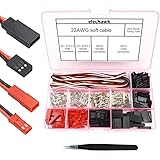 40 Sets Servo Plug Male Female Connector Crimp Pin Cable Kit Compatible JST SYP Futaba for Hitec Spektrum RC