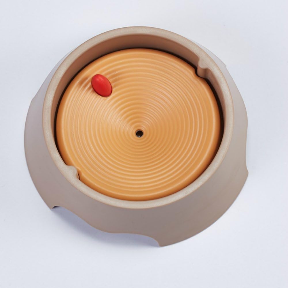 Vzer Pet Food Bowl No Spill Dripless Water Anti-choking Anti-Dust Dogs and Cats Water Bowl