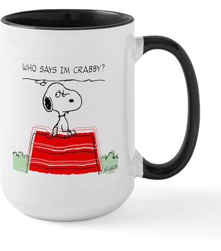 CafePress Charlie Brown Philosophy Mug - 11 Oz Ceramic Coffee Cup With Inspirational Quote
