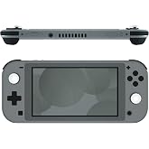 eXtremeRate Black Replacement ABXY Home Capture Plus Minus Keys Dpad L R ZL ZR Trigger for Nintendo Switch Lite, Full Set Buttons Repair Kits with Tools for Nintendo Switch Lite