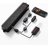 Spider Farmer GGS AC5 Power Strip Kits, 5 AC Smart APP-Based Controls Outlets, 3 in 1 Soil Sensor, Temp Humid Light Sensor, f