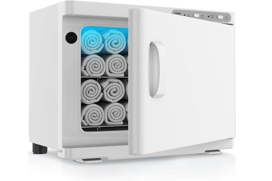 SFANSPA Hot Towel Warmer for Spa,2-in-1 Thermostatic Towel Heater,23L Large Capacity with Quick and All-Round Heating for Facial SPA,Beauty Salon,Esthetician and Bathroom