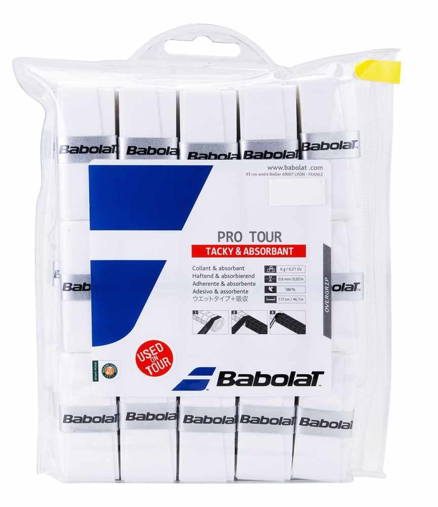 Babolat Pro Tour 30 Pack White Tennis Overgrip