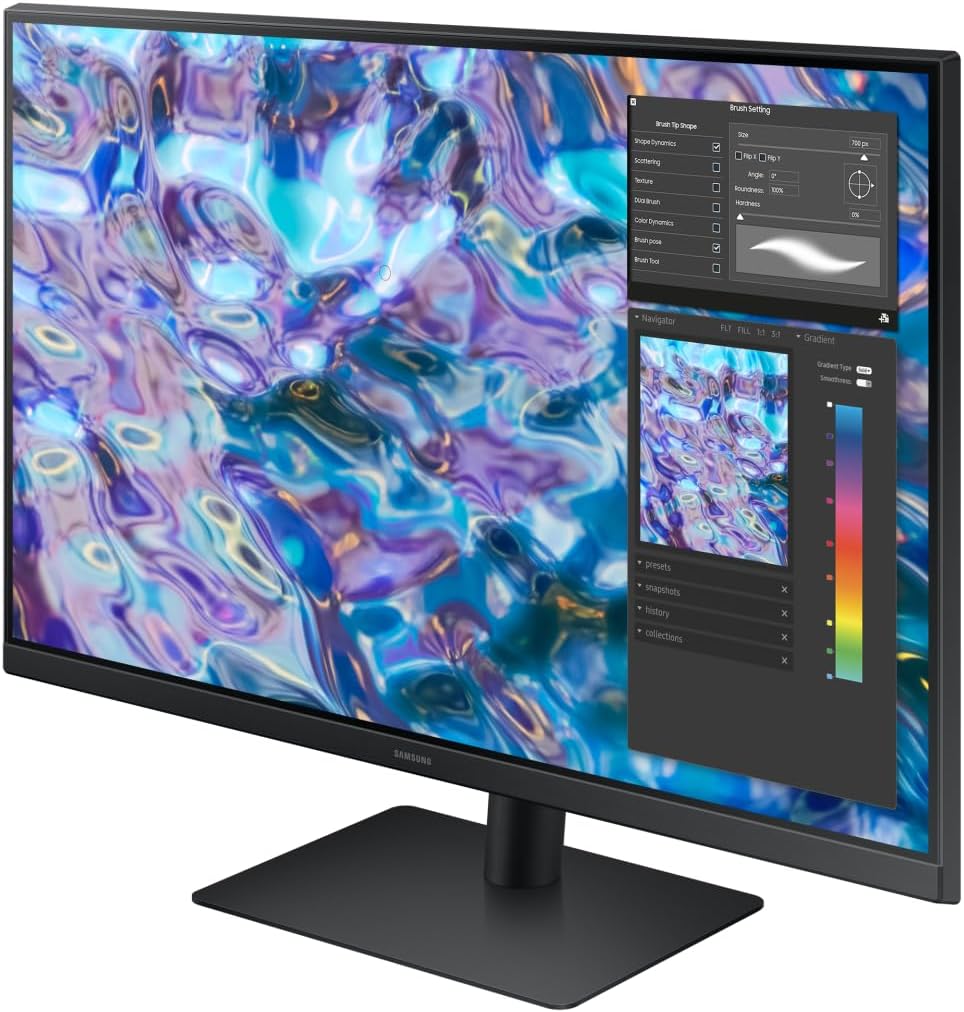 Samsung 27 Inch Quad HD IPS 2560x1440 Monitor Black