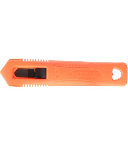 HYDE 42065 Switchblade Professional Safety Knife, Orange, 5