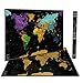 World Map w/Scratch Off Ink by VespucciWorld (36x24