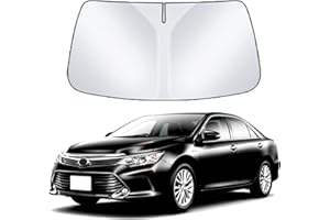 OMOCYRA Car Sun Shade Front Windshield Compatible with Toyota Camry Custom Fit LE XSE XLE Hybrid SE Sedan Upgraded 2024 2023 2022 2021 2020 2019 2018 Window Sunshade Protector Shield Sun Visor Cover