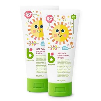 Babyganics Mineral-Based Sunscreen SPF 50 12 count of .25oz On-The-Go tubes (Pack of 2) Packaging May Vary